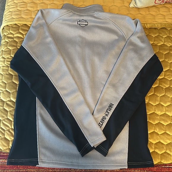 Men’s Harley Davidson 1/4 zipper - Picture 2 of 4